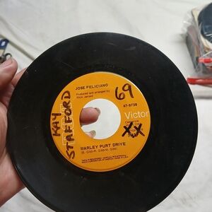 RCA Victor 7-inch 45 RPM vinyl record  José Feliciano "Old Turkey Buzzard".